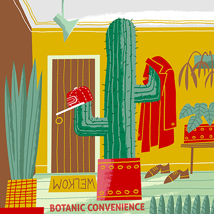Vrij werk illustratie Cactus